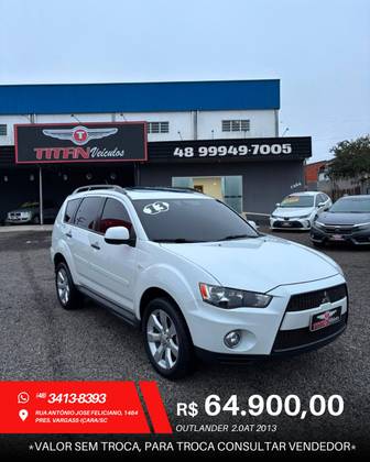 MITSUBISHI OUTLANDER 2.0 16V GASOLINA 4P AUTOMÁTICO MITSUBISHI OUTLANDER 2.0 16V GASOLINA 4P AUTOMÁTICO